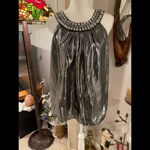Beautiful shimmer sleeveless top